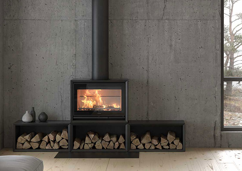 wood burning stove